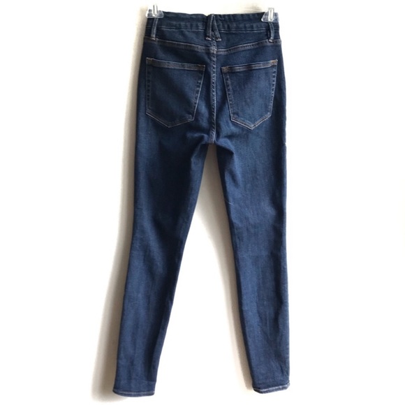 Good American Good Legs High Rise Dark Wash Jeans - Picture 2 of 8